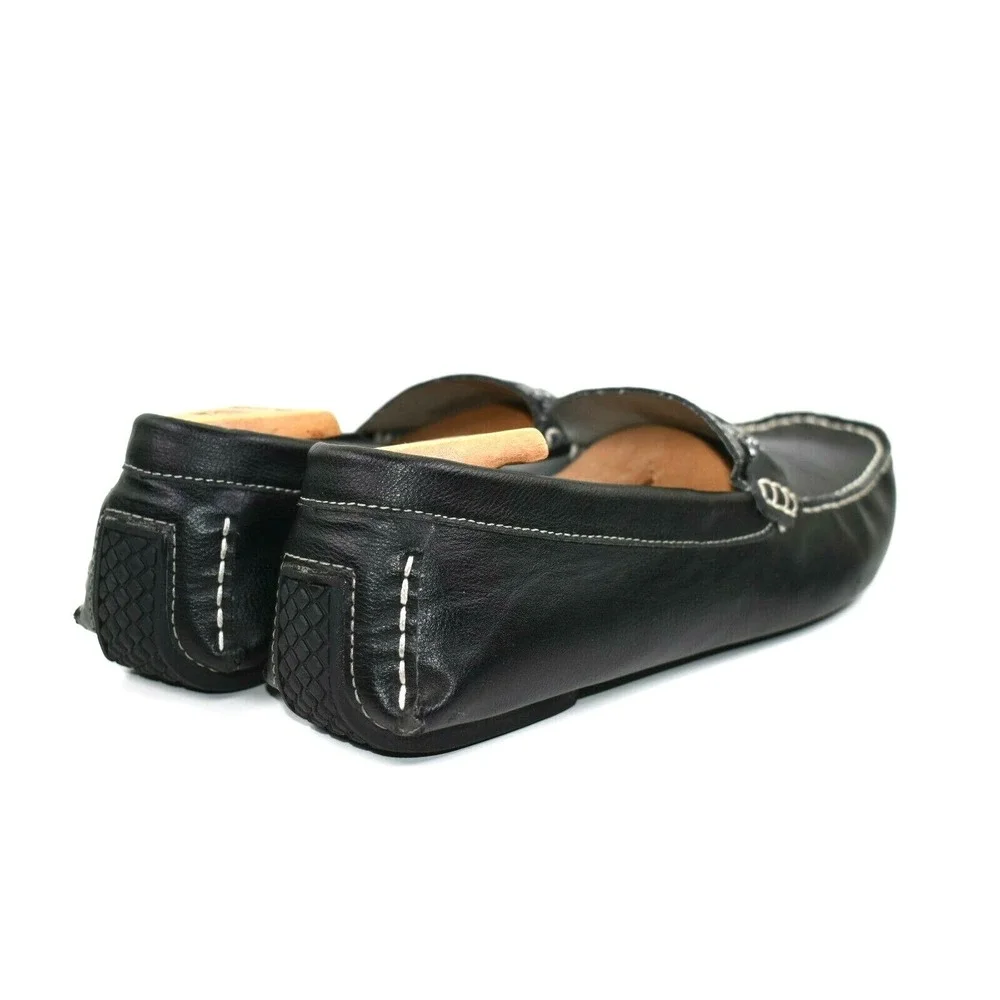 Steve Madden Men's Trulow Black Slip-On Horse bit Driving Loafer Size‎ 10.5 M